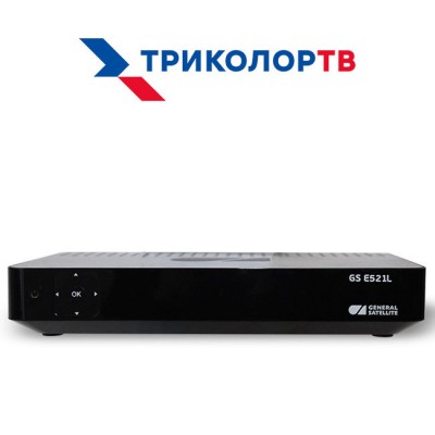 Спутниковый HD ресивер ТРИКОЛОР ТВ Full HD GS E521L + карта доступа